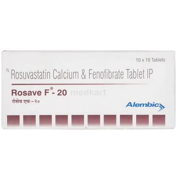 rosave f 20mg tablet 10's